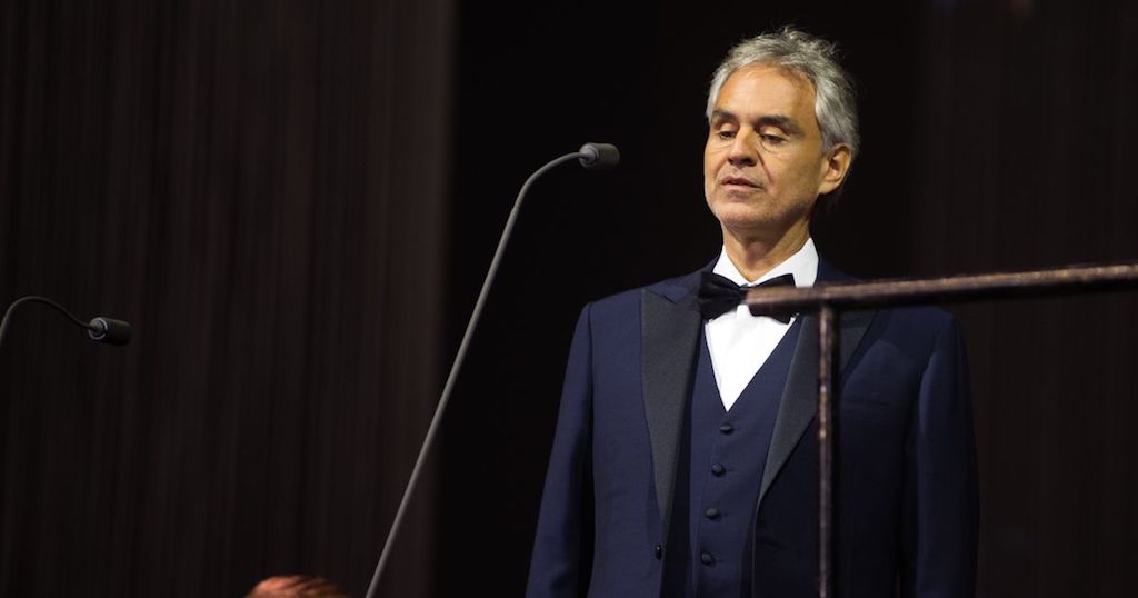 Lieldienās tiešraidē varēs baudīt tenora Andreas Bočelli koncertu.