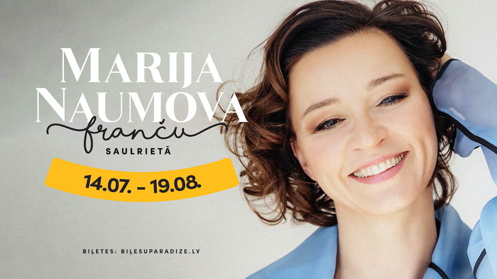 Dziedātāja Marija Naumova Vasaras mūzikas koncertprogramma “Franču Saulrietā”