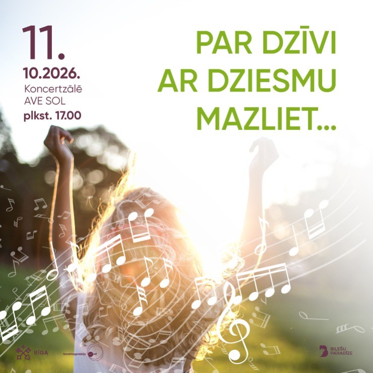Ance Krauze un koris “Sapnis” izdziedās dzīvi koncertā “Par dzīvi ar dziesmu mazliet”