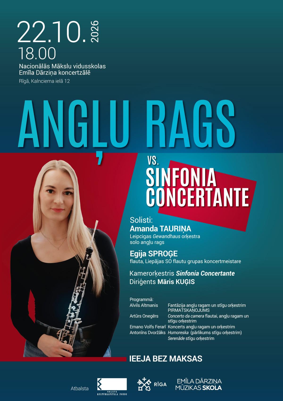 Kamerorķestris “Sinfonia Concertante” Angļu rags vs. Sinfonia Concertante”