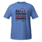 Es klausos latviešu mūziku – T-krekls - Heather Royal - 2XL