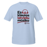 Es klausos latviešu mūziku – T-krekls - Light Blue - 2XL