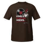 Vinils-Kafija-Miers-Dark - Unisex T-Krekls - Dark Chocolate - S
