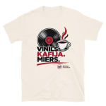 Vinils-Kafija-Miers-Light Unisex T-Krekls - Natural - 3XL