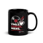Vinils-Kafija-Miers Krūze Melna - Black - 11 oz
