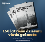 150 latviešu dziesmu vārdu grāmata "Dziesmai šodien liela diena"